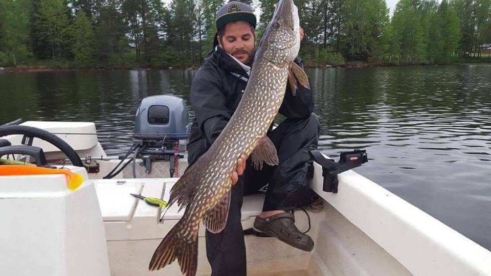 Happy guest from Austria with a nice pike!
