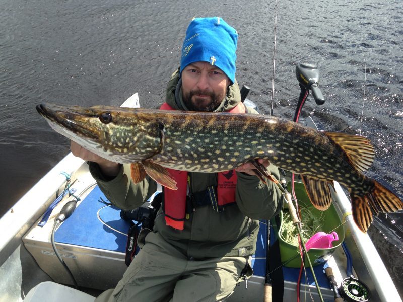 Benny with a nice pike