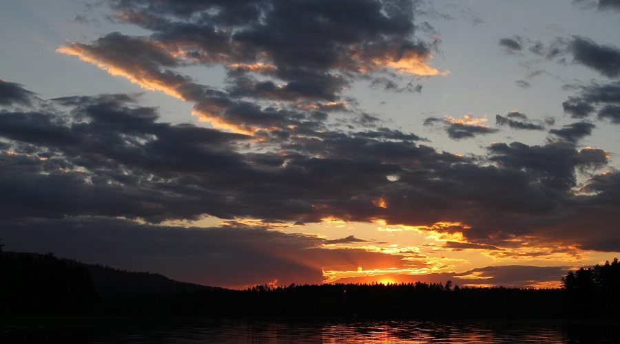 Sunset in this fantastic silence wilderness area at Jössebo!